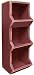 Bin Shelf Country Rustic Primitive Display Cubby Barn Red Vertical