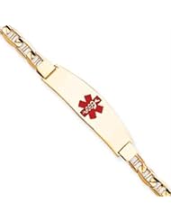 8 Inch 14k Gold Medical Jewelry Bracelet