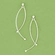 Long Silver Earrings Long Silver Earrings