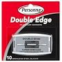 Personna Platinum Chrome Double Edge Razor Blades * 10 Blades Per Package