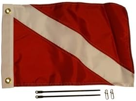 Yak Attack Flag Kit, 12X18 Diver Down