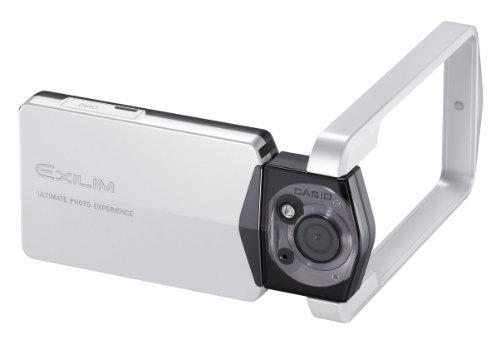 Casio Exilim TRYX EX-TR100 Digitalkamera (12 Megapixel, dreh-, schwenk und kippbares 7,6 cm (3 Zoll) Display) weiß