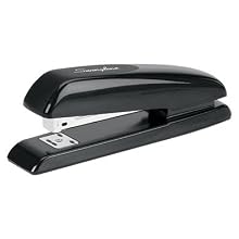 Swingline Deluxe Desk Stapler, Antimicrobial Protection, 20 Sheet Capacity, Black (S7064641H)