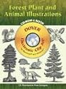 Forest Plant and Animal Illustrations CD-ROM and Book (Dover Electronic Clip Art)