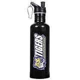 LSU Tigers - NCAA 26oz stainless steel water bottle with Pop-up Spout
