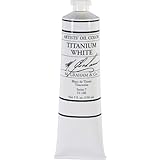 M. Graham Artist Oil Paint Titanium White 5oz Tube