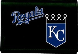Kansas City Royals Embroidered Leather Trifold Wallet by Rico