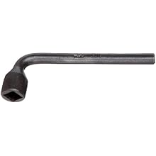 Martin 262H High Carbon Steel 5/16" Square Opening Offset Socket Wrench, 4 Points, 3-7/8" Overall Length, Industrial Black Finish