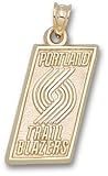 Portland Trail Blazers Logo 5/8". 14K Charm/Pendant