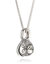 Bob Siemon Sterling Silver Heart and Cross Charm Pendant Necklace, 18"