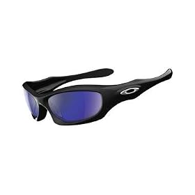 Oakley Polarized Monster DogTM Fishing Specific Sunglasses - Polished Black Frame/deep Blue Lens