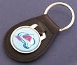Colorado Avalanche Leather Keychain