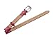 Uyoung 6mm Women's Solid Red Smooth Genuine Leather Watch Band