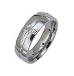 Titanium Ring with Cubic Zirconia - Size: 8-12