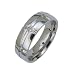 Titanium Ring with Cubic Zirconia - Size: 8-12
