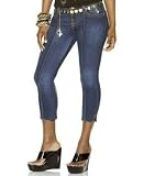 Baby Phat - Baby Phat Plus Size Belted Cropped Skinny Jeans
