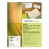 Laser/Inkjet Labels,Shipping,3-1/3x4,600/BX,Bright White, Sold as 1 box