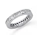 1 1/2 Carat Diamond Platinum Princess Eternity Band