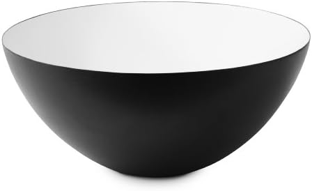Krenit Round Edge Steel Bowl, 16cm Diameter, White
