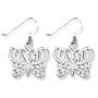 Sterling Silver Butterfly Earrings
