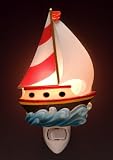 Toy Sailboat Night Light - Ibis and Orchid Design
