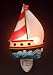 Toy Sailboat Night Light