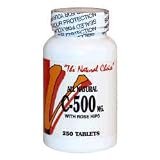 Vitamin-C 500 With Rosehips-Vitalabs All Natural Vitamin C, (2 Pack) 500mg 250 Tablets