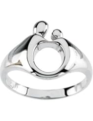 Jewelplus Mother and Child Ring 14K Yellow 13.5 Width