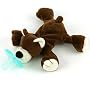 Wubbanub Infant Plush Pacifier ~ Brown Bear
