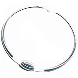 Phiten S-Type Silicone Titanium Rakuwa Necklace - White 17 "