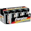 Energizer Max Alkaline, Size D, 8 pack