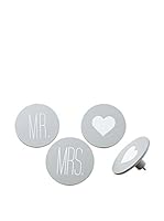 Boltze Set Perchero De Pared 4 Uds. Jerry Gris