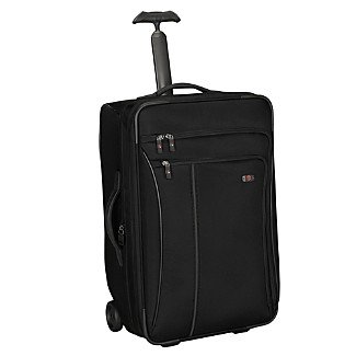 Victorinox Swiss Werks Traveler 30 Deluxe 20 Carry-on Wheeled Upright Luggage Travel Bag Black