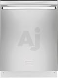 Electrolux EWDW6505GS Fully Integrated Dishwasher with 9 Wash Cycles, Nylon Racks, Wave-Touch Control and Silence Rating of 45 dB: Stainless Steel