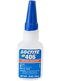 Loctite 233684 Clear 406 Prism Instant Adhesive, General-Purpose, Surface Insensitive, 20 g, 0.100 fl. oz. Tube