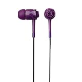 エレコム カナルタイプヘッドホン EAR DROPS ROSE 薔薇の花(パープル) EHP-AIN50PU