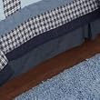 Dino Dave Blue Queen Bed Skirt