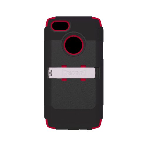 高耐衝撃性+防塵機能+防滴機能! iPhone5 ケース(ソフトバンク、au)対応 Trident AMS Series Case(レッド) for iPhone 5