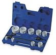 Westward 1VXK3 Hole Saw Kit, Bimetal, 3/4 To 2.5 In, 12 Pc