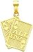 14K Gold Ace & King of Hearts All In Cards Charm