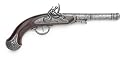 Engraved India Flintlock Pistol Replica