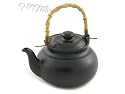 Joyce Chen 1 Qt Stovetop Ceramic Tea Kettle, Ebony