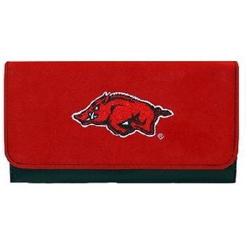 University Of Arkansas Ladies Wallet Suede Case Pack 24