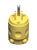 Leviton 000-515PV-000 15 Amp 125 Volt Grounded Plug with Clamp