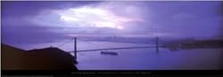 Golden Gate Bridge / San Francisco - Art Print (Artist: Walter Bibikow) (Size: 38" x 13")