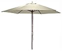 9' Outdoor Market Umbrella - Natural