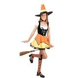Candy Corn Witch Child Costume