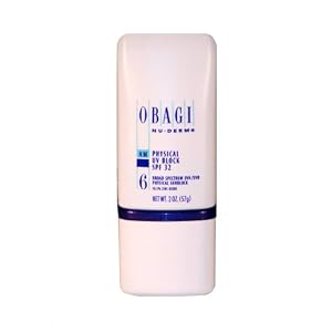 Obagi Nu-Derm #6 AM Physical UV Block Broad-Spectrum UVA/UVB Sunblock, 2-Ounce Bottle