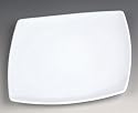 Melamine Square Plate 26cm White 4 PER PACK