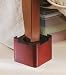 Wood Bed Lifters (Mahogany) (4.5 D x 4.5 W x 4 H)